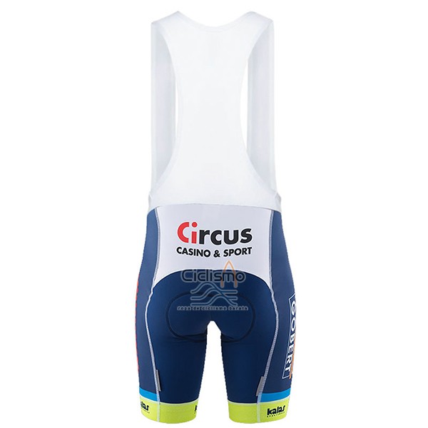 Wanty Groupe Ropa Ciclismo Culotte Corto 2017 Mangas Cortas Gobert Azul